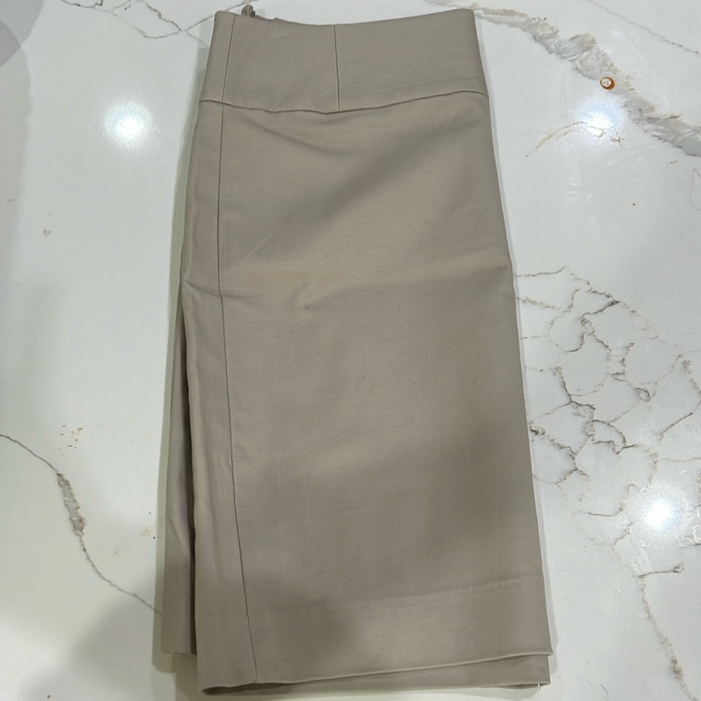 Banana Republic khaki pencil skirt